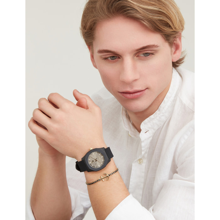 Orologio U.S. Polo Assn. in resina nera