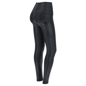 Pantaloni WR.UP® superskinny vita alta similpelle reptile