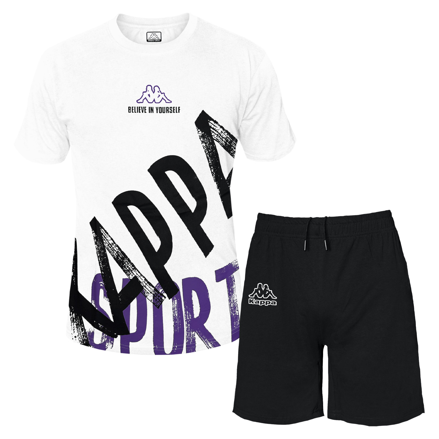 Completo Corto Ragazzo KAPPA Cotone 8 / 16 Anni