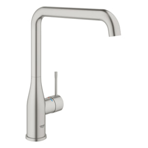 GROHE Mitigeur monocommande Evier Essence finition Supersteel (acier inox brossé)