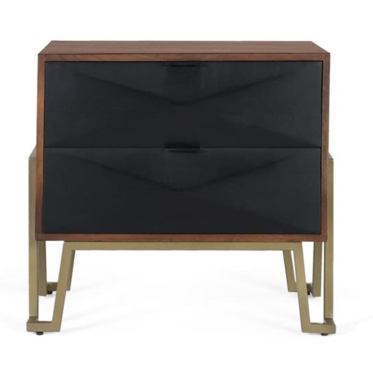 TABLE DE CHEVET - REPOSE-PIEDS DE LIT 61x68x45