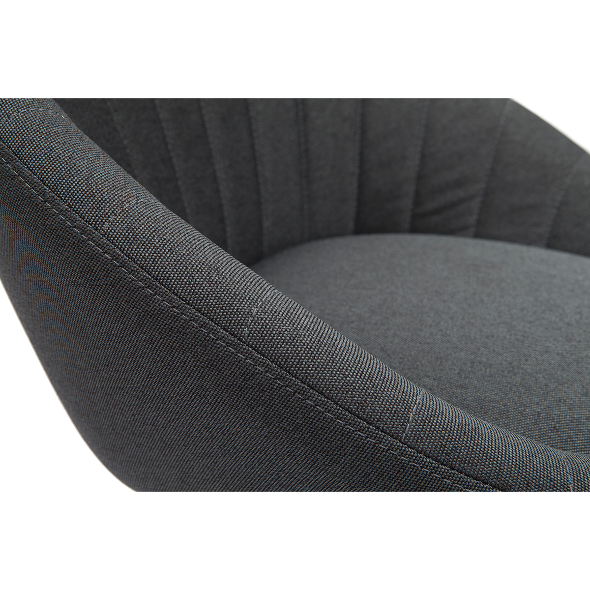 Tabourets de bar réglables design gris anthracite (lot de 2) SHERU