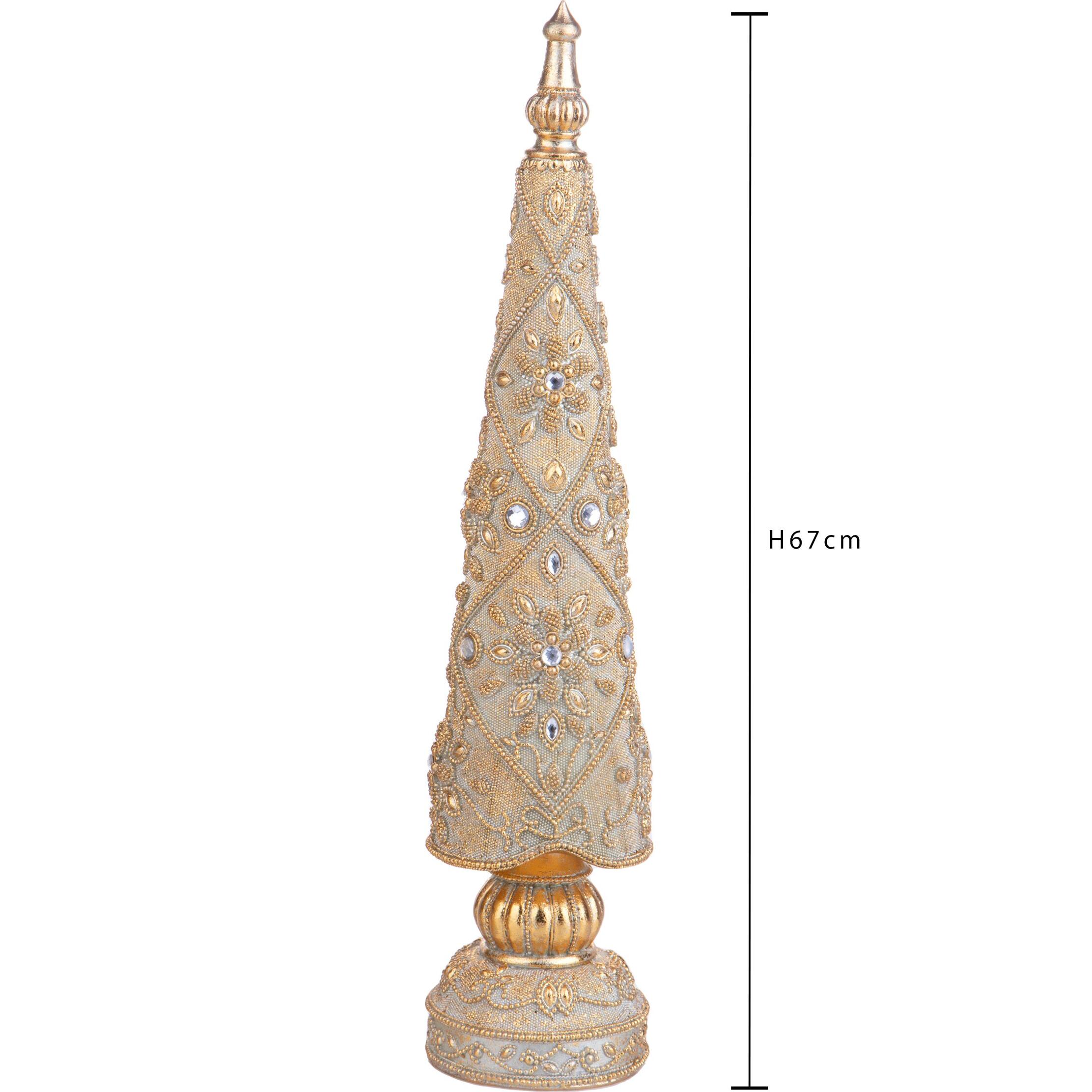 Cono con strass - Pezzi 1 - ORO - Bianchi Dino SpA