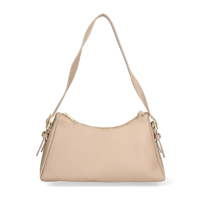 Borsa a mano da donna Made in Italy - Modello Calliope - 100% pelle - 31.0 x 17.0 x 10.0 cm