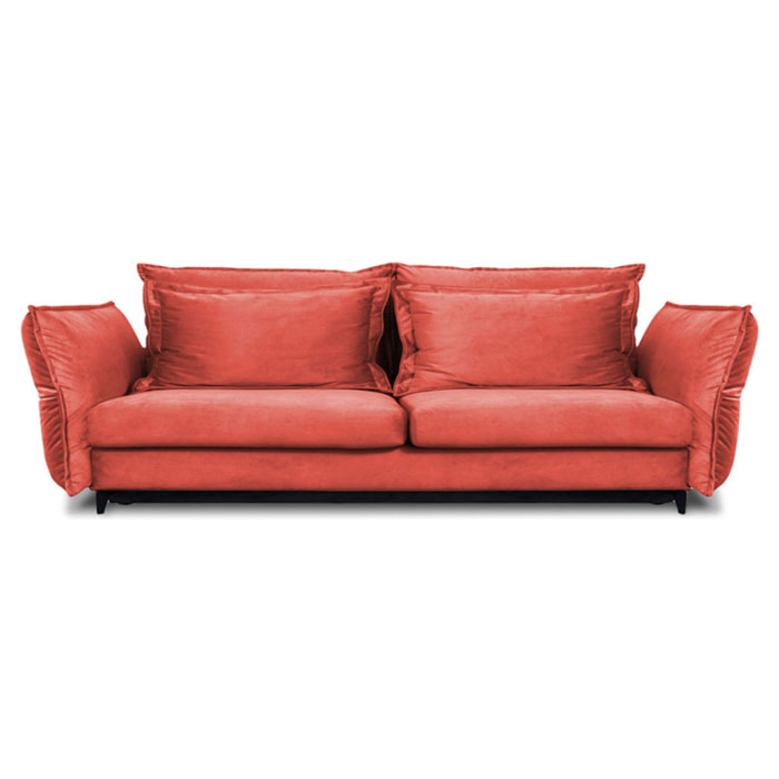 Canapé Velours droit Verduro - 4 Places