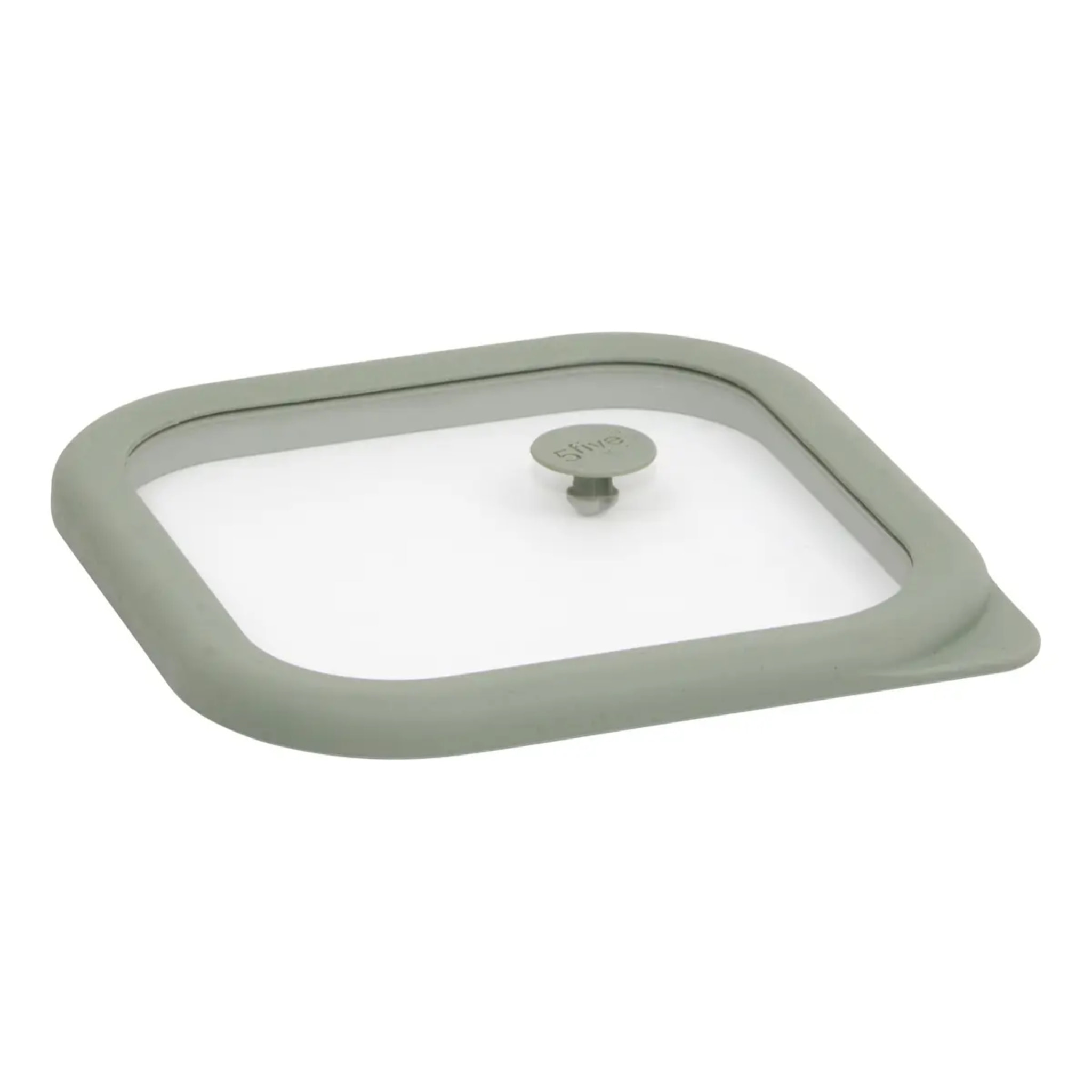 Boîte de conservation Siliglass carré 1,35L gris
