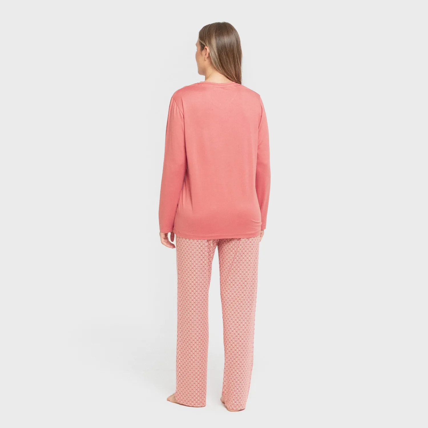Pigiama lungo da donna leonor soft