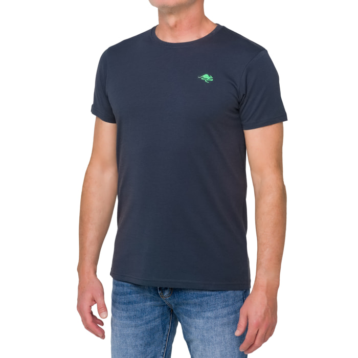 Camiseta de algodón 180 gr Hot Buttered Mistral marino