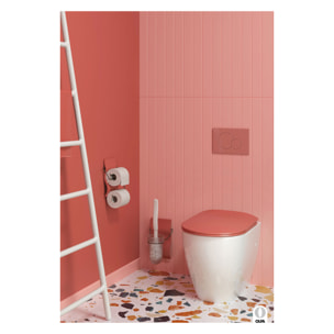 Abattant wood slim OLFA uni - Terracotta