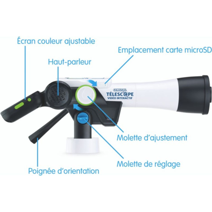 Télescope VTECH Genius XL - Téléscope Vidéo interactif