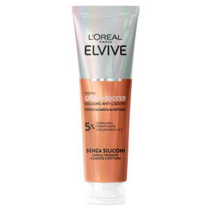 Balsamo Anticaduta Rinforzante Elvive Growth Booster Formula con Aminexil-R e Senza Siliconi - Flacone da 150ml