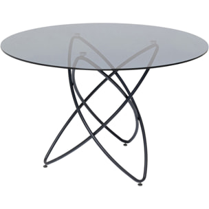 Table Molekular 120cm noire Kare Design