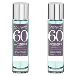 Caravan fragancias set de 2 frascos perfume de hombre nº60, de 150 ml