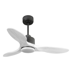 Ventilador de techo Modo Invierno/Verano Termostato Dimable Wifi Motor DC Techos Inclinados Mando a Distancia Luz tres tonos Hypersilence Memoria Vendible Shopify (AUTOMATICO) LimaD106C03LED65259 PURLINE