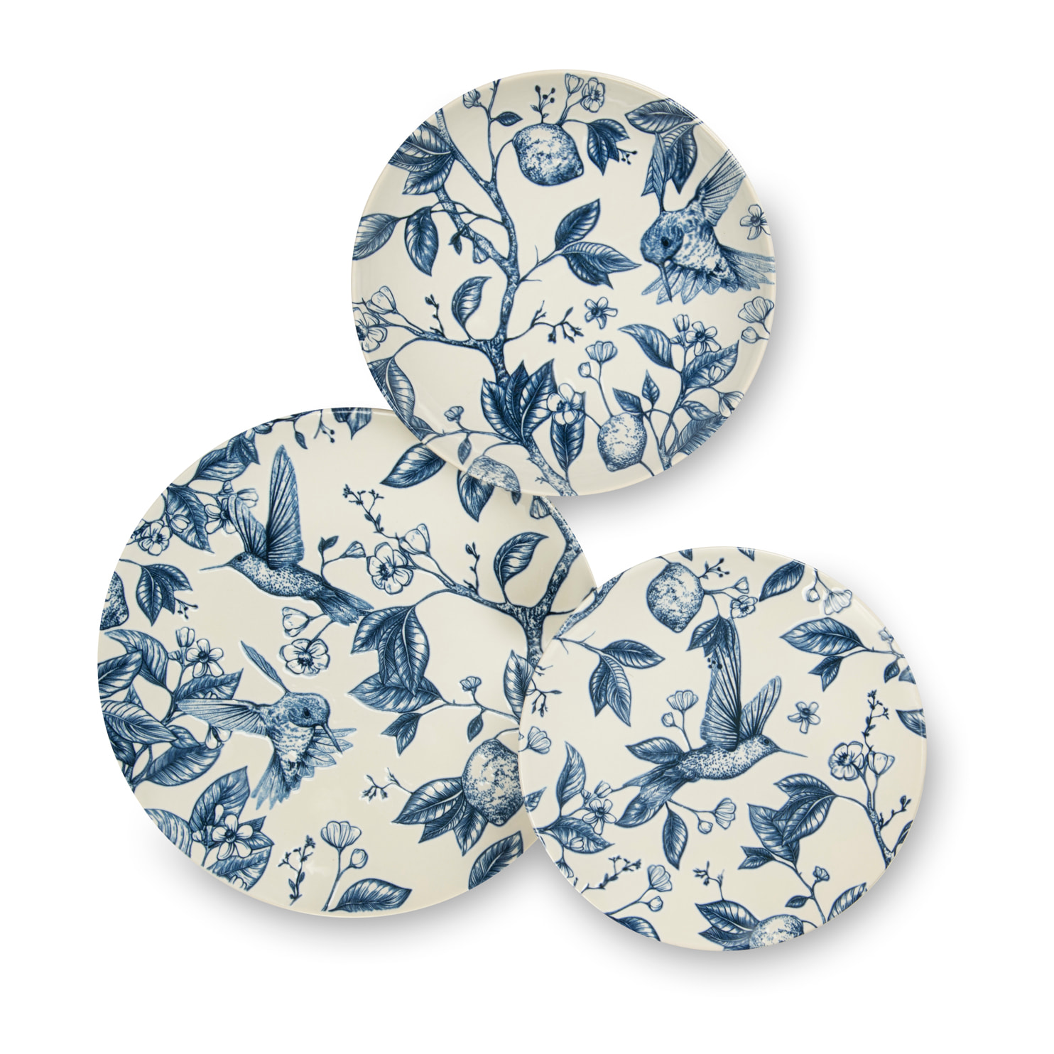 Servizio piatti 12 pezzi Excelsa – Colibri, Ceramica Multicolore