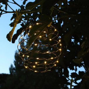 Décoration solaire spirale ORION H37CM
