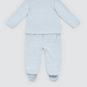 Set t-shirt e leggings blu Cosmos per bambini