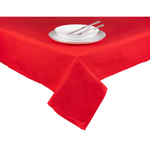 Tovaglia 140x180 Excelsa – Panama Color, Cotone Rosso