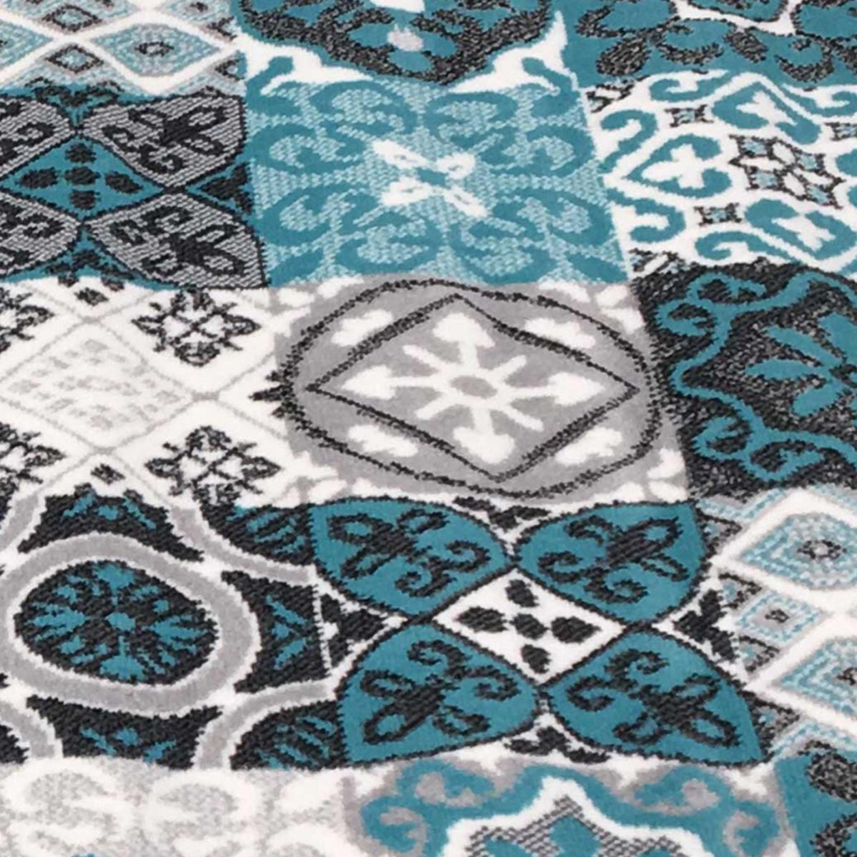 Tapis Revu motif carreaux de ciment