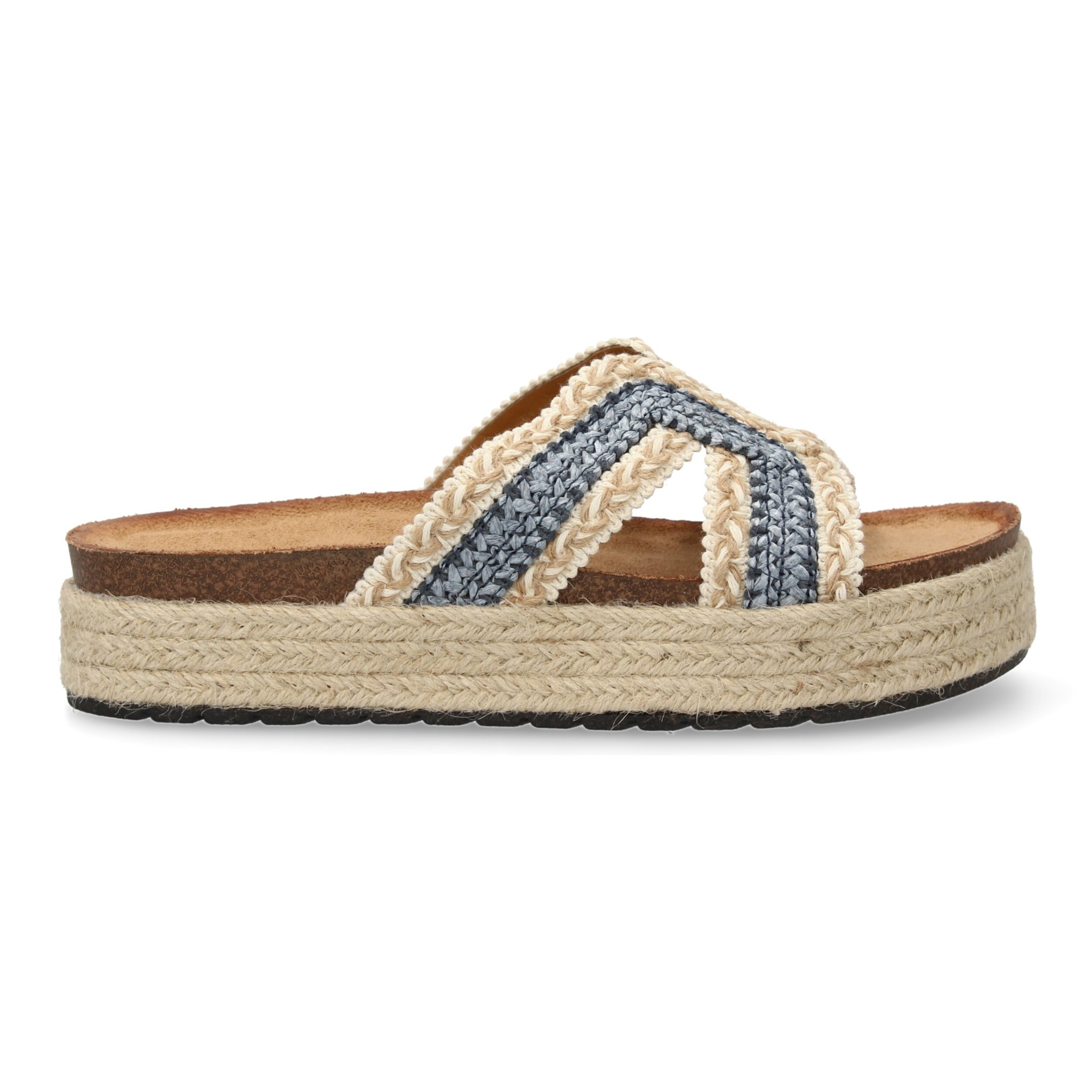 Sandalias planas de mujer con diseño trenzado, comodas para cualquier ocasión