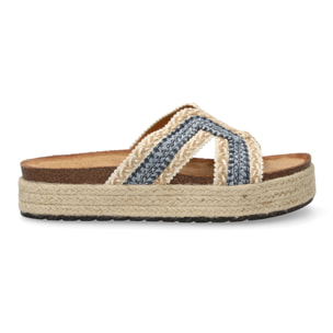 Sandalias planas de mujer con diseño trenzado, comodas para cualquier ocasión