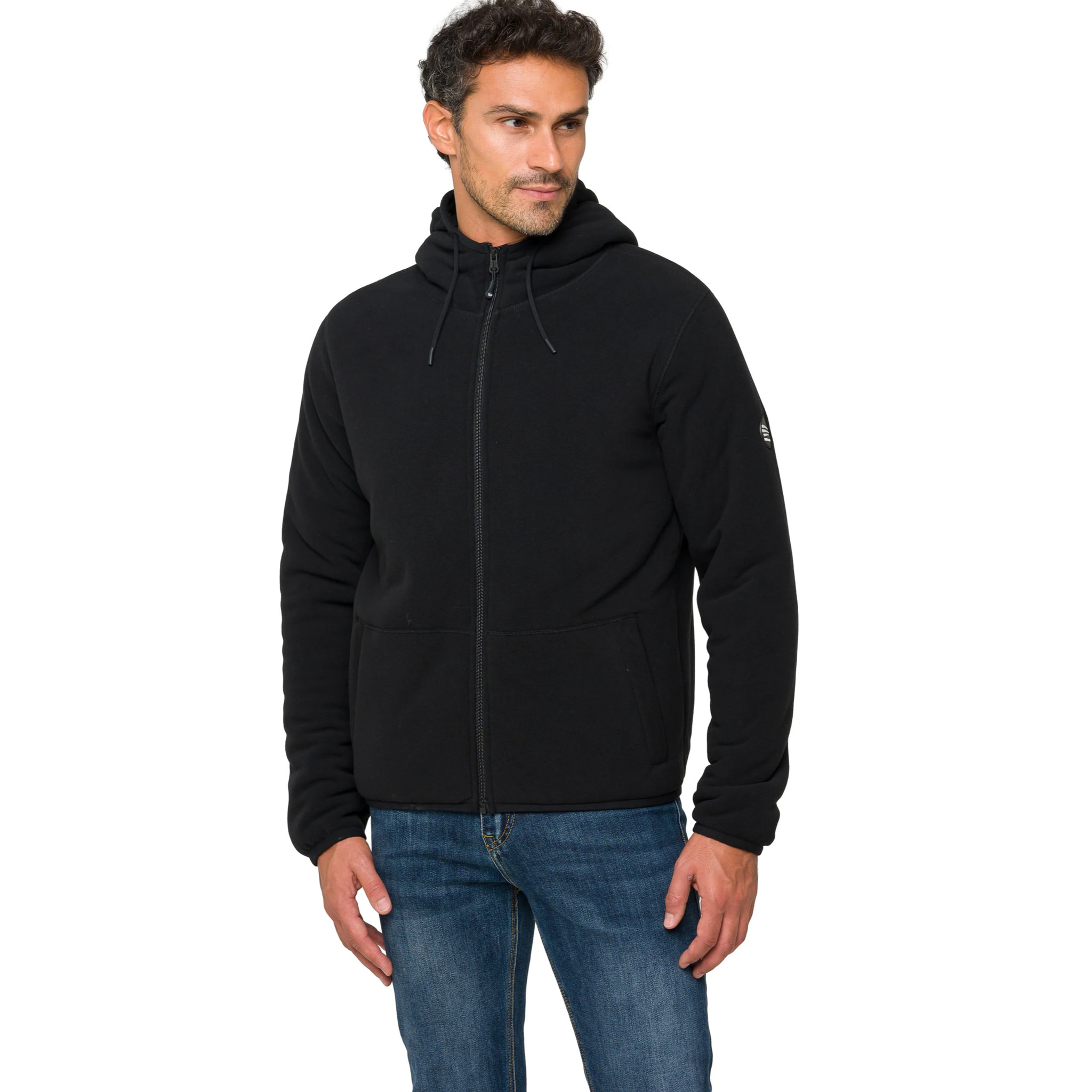 Chaqueta BLIZZARD acolchada de sudadera Negro