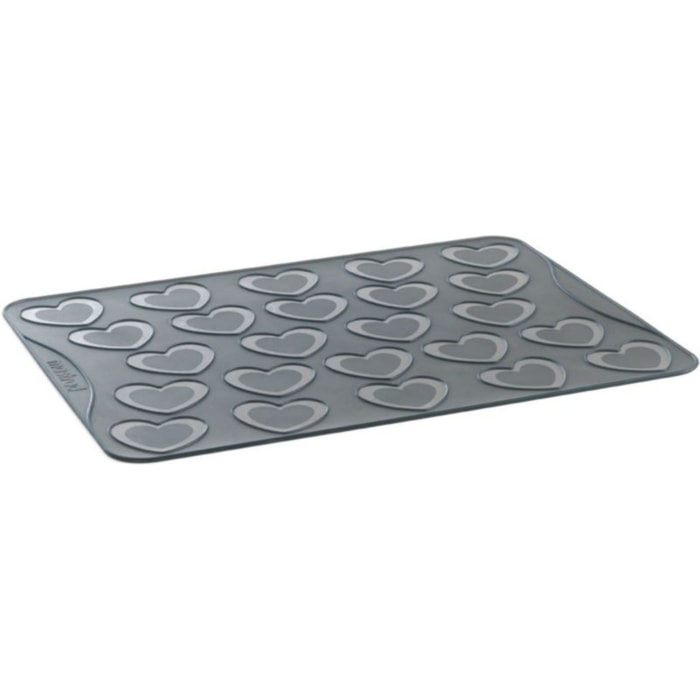 Plaque de cuisson MASTRAD macarons coeurs 30X40X1 cm