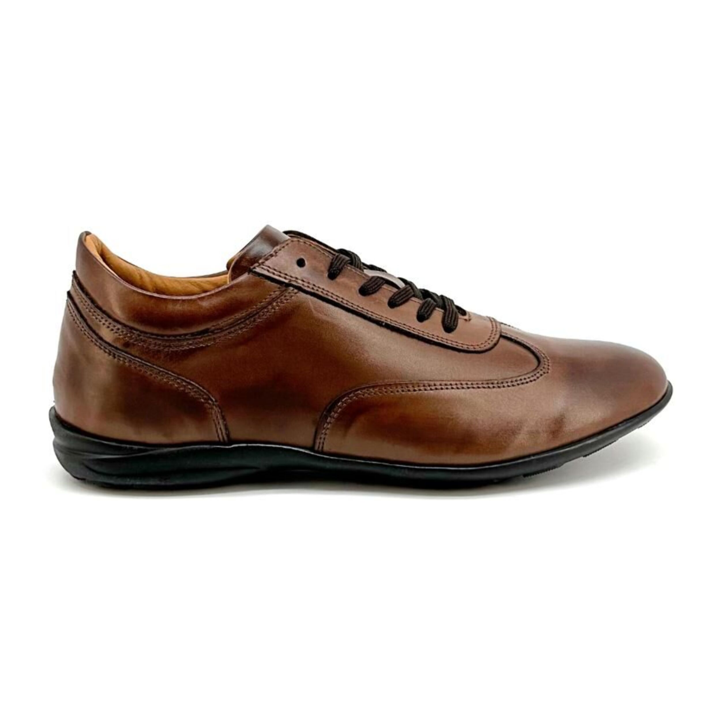 Zapatillas Sneaker para Hombre - Duca di Morrone Raul Leather Brown