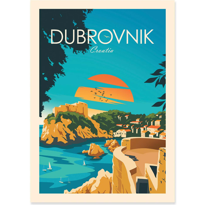 Affiche - Dubrovnik - Studio Inception