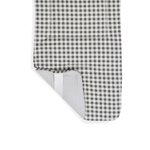 Colchoneta Silla de Paseo Universal Reversible línea Don Algodón Vichy y Nido de Abeja