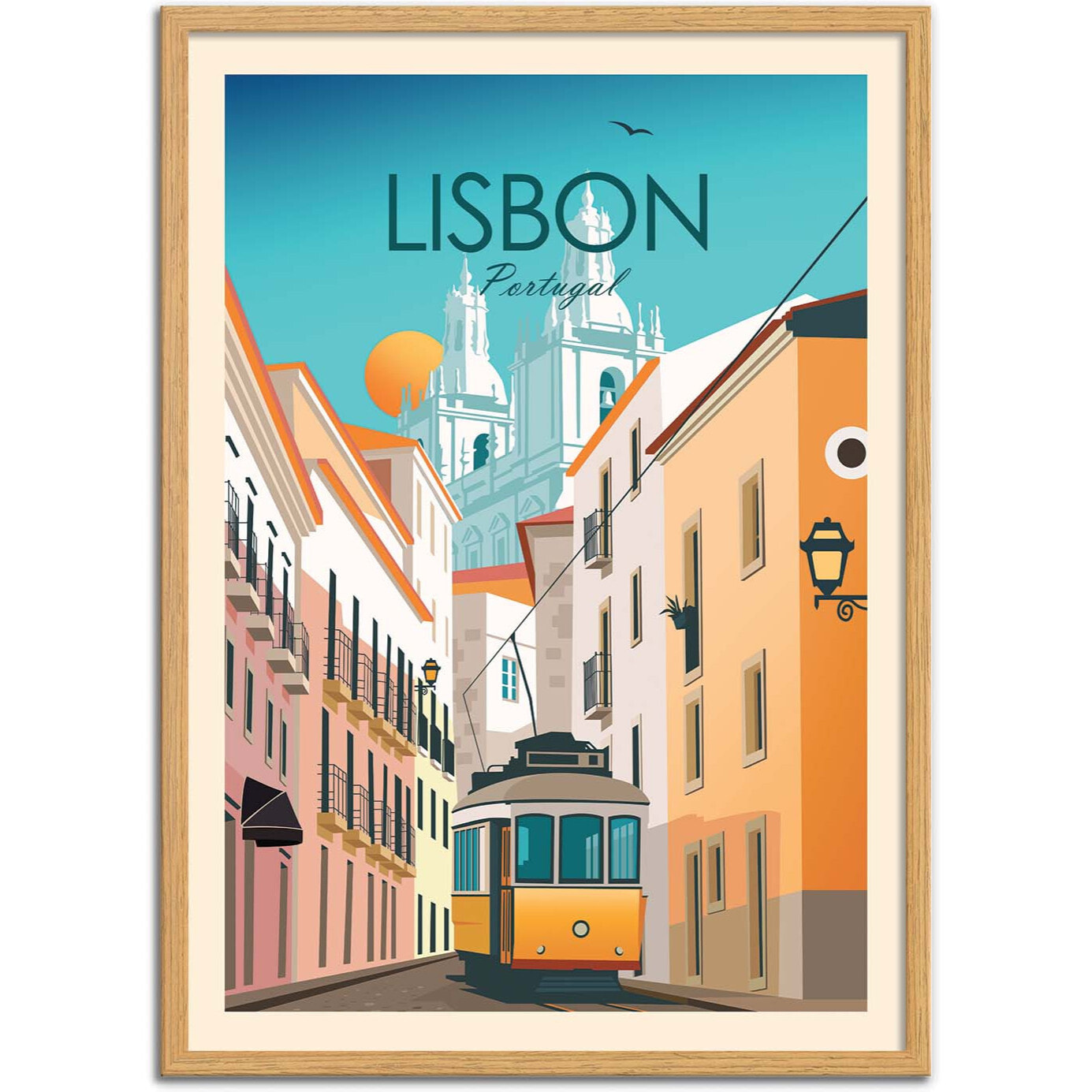 Affiche - Lisbon Portugal - Studio Inception