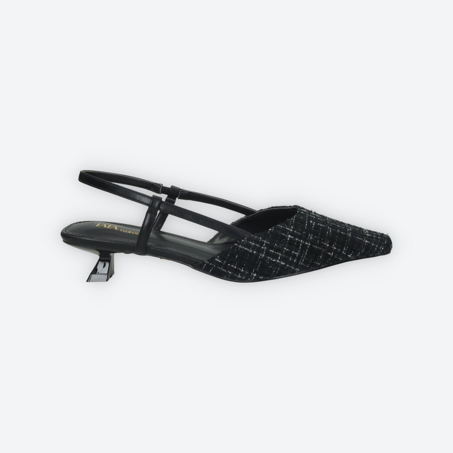 Décolleté sling back Donna Tata Italia Nero