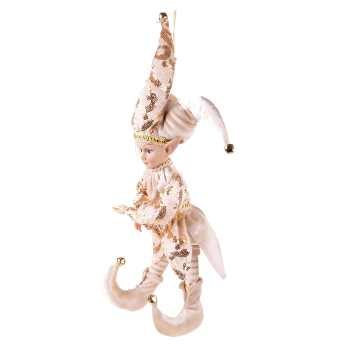 Elfo Jocker - Pezzi 1 - Colore Crema - 18x40Hx15cm - Bianchi Dino