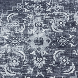 FIESTA - Tapis oriental effet vieilli noir