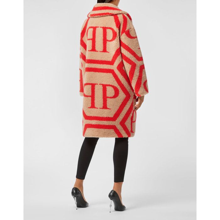 PHILIPP PLEIN ABRIGO LARGO MONOGRAM