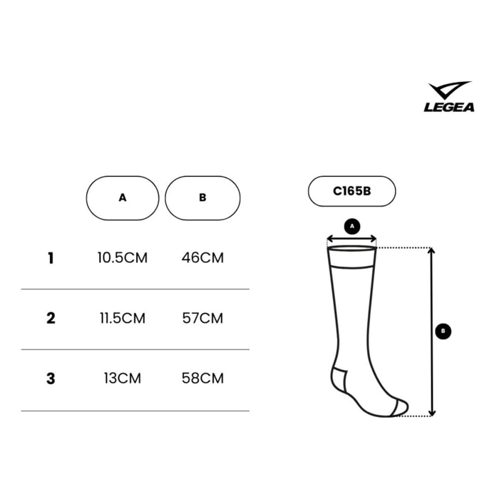 Calzettoni alti da calcio Mondial Legea