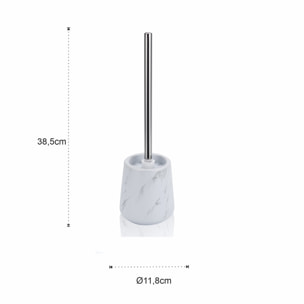 Distributeur de savon Tomasucci MARBLE -B, en céramique, blanc, 8,3 × 8,3 × 15 cm