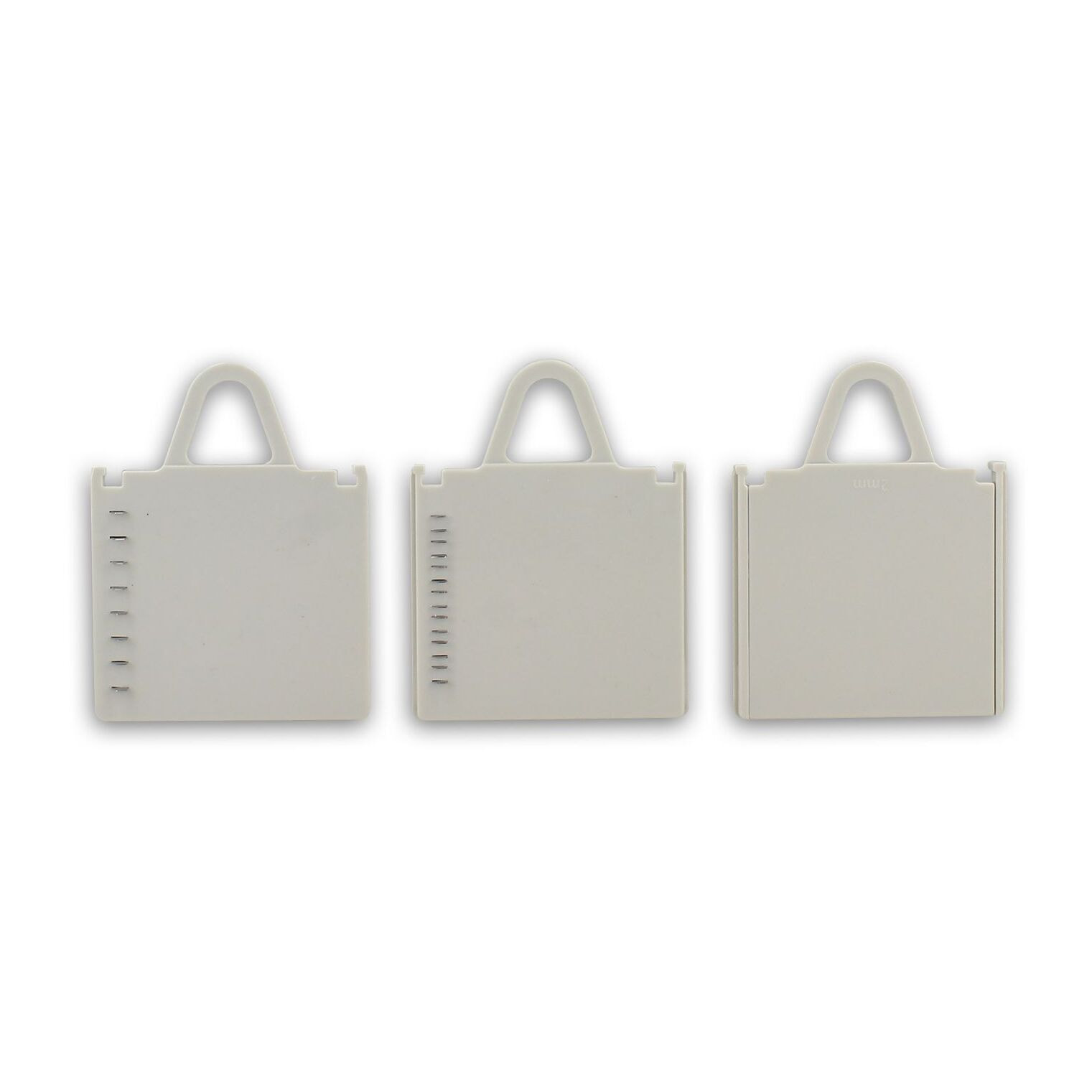 Mandoline verticale en polypropylène gris et acier inoxydable
