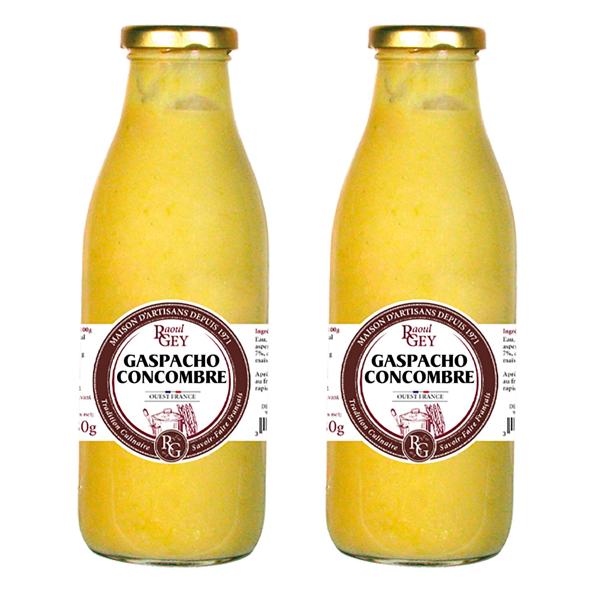 2 x Gaspacho Jaune - 2x50 cl - France - Raoul Gey