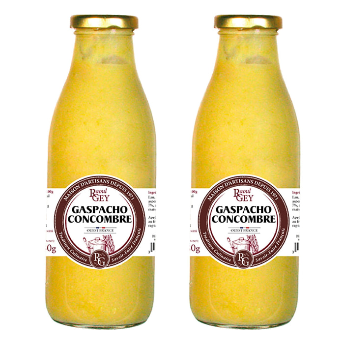 2 x Gaspacho Jaune - 2x50 cl - France - Raoul Gey