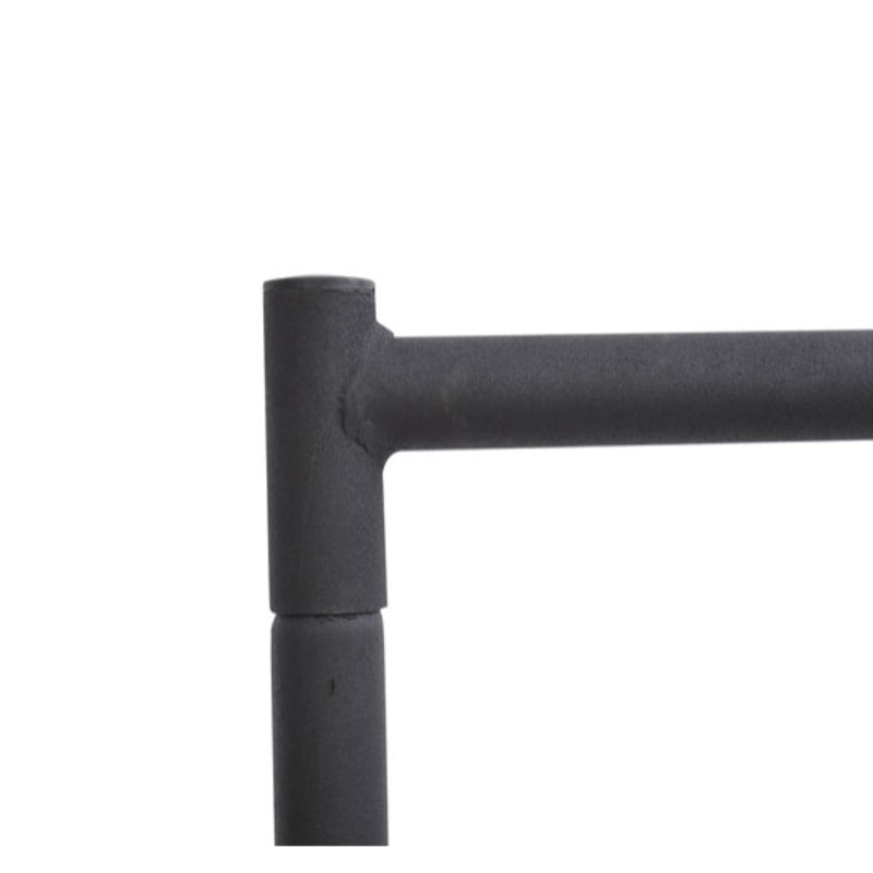 Portant tringle à vêtements acier charge max. 140 Kg dim. 120L x 60l x 170H cm noir