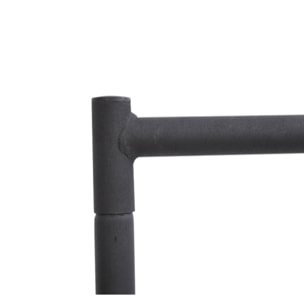 Portant tringle à vêtements acier charge max. 140 Kg dim. 120L x 60l x 170H cm noir