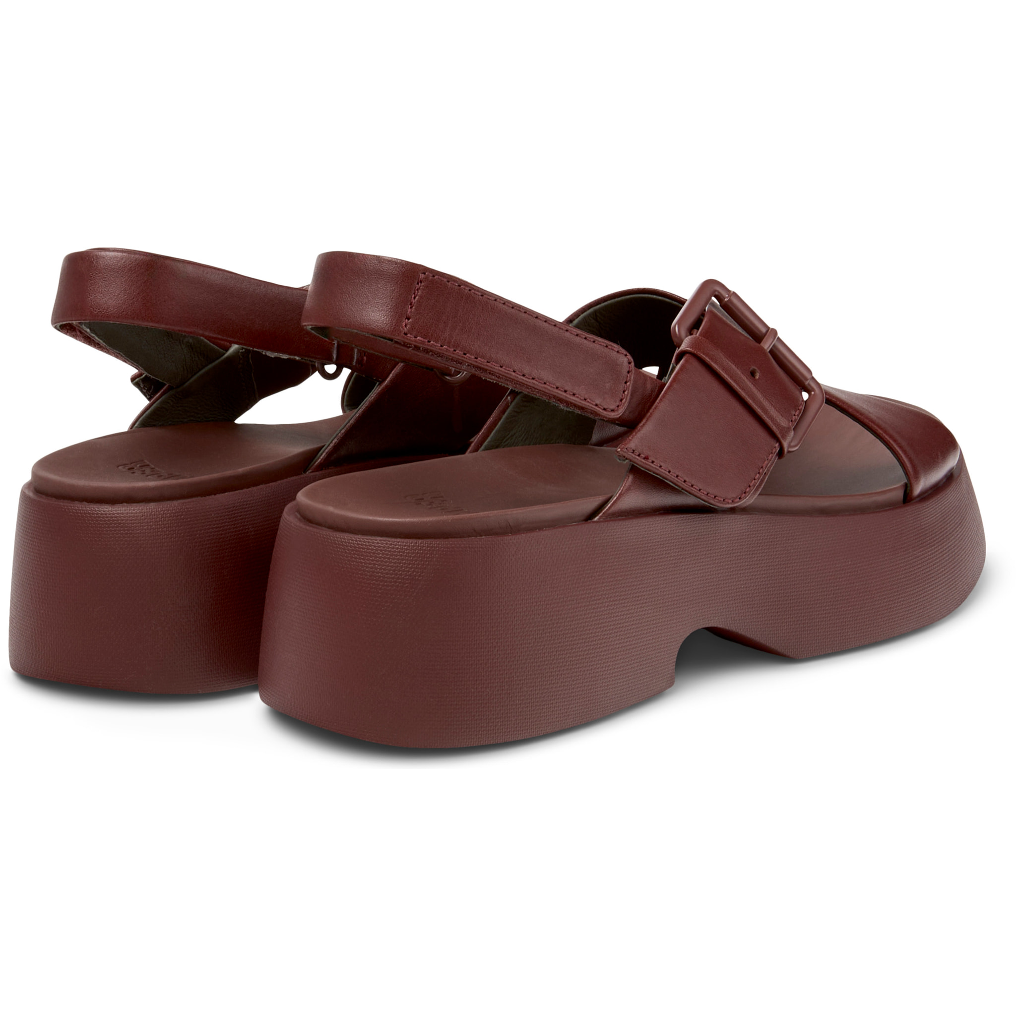 Sandalias - CAMPER Tasha - Burdeos - Cuero liso