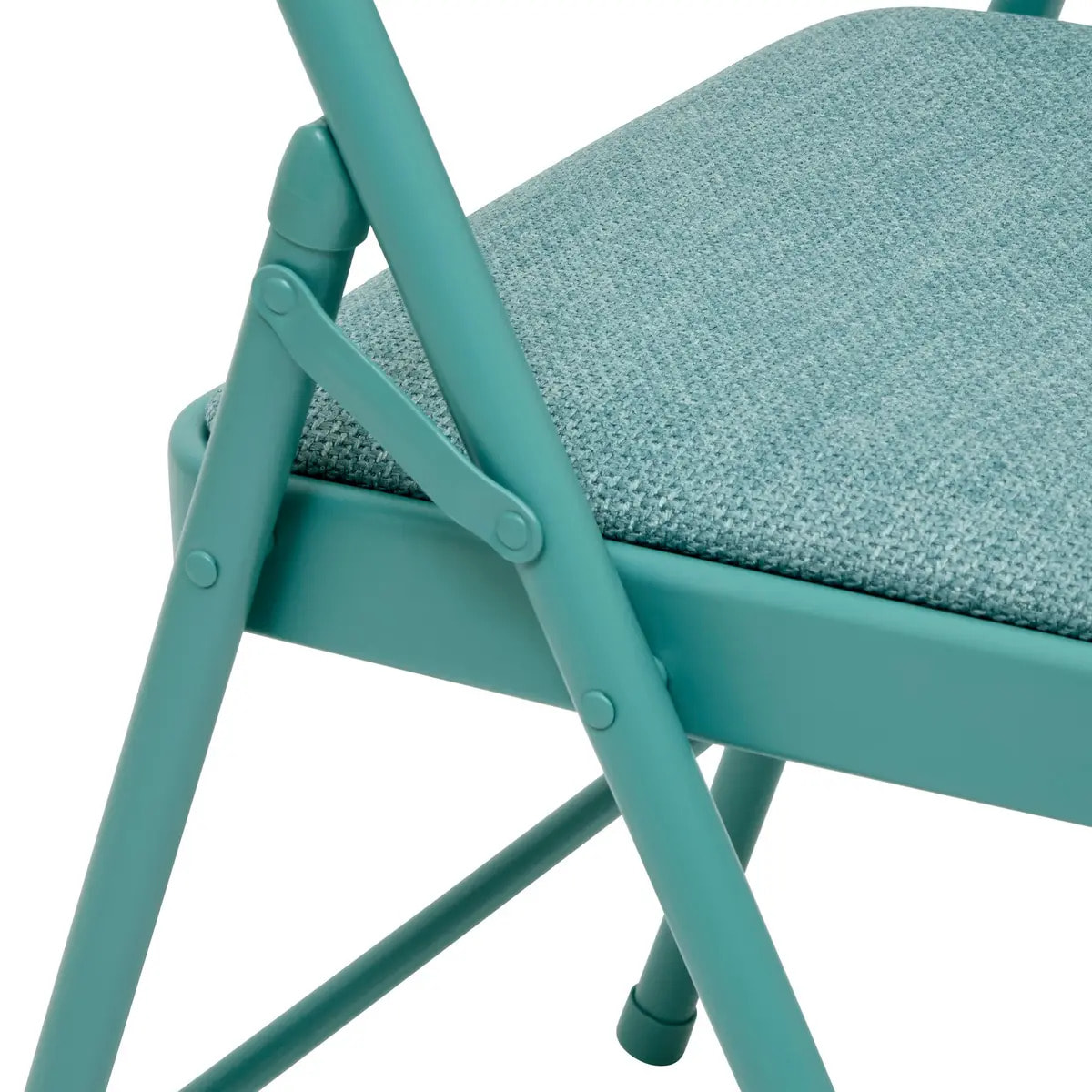 Chaise Flexy Plus en tissu chiné vert