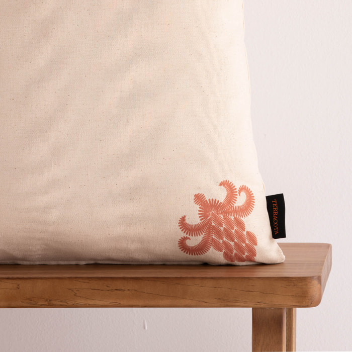 Housse de coussin en 100% coton 50x50 cm Portocolom B
