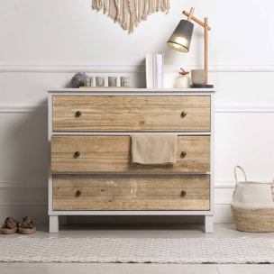 Rouleau revêtement adhésif vinyle au mètre - Sticker lavable Cuisine Meuble Armoire Porte - BOIS VINTAGE