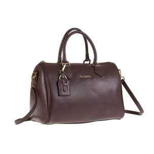 Borsa a bauletto da donna Made in Italy - Modello Arcadia - 100% pelle - 30.0 x 21.0 x 13.0 cm