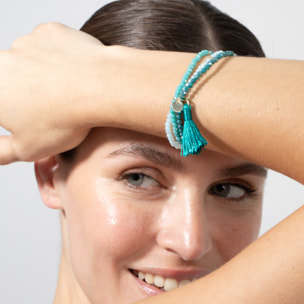 Pulsera Hamdora acabado oro amarillo 18k