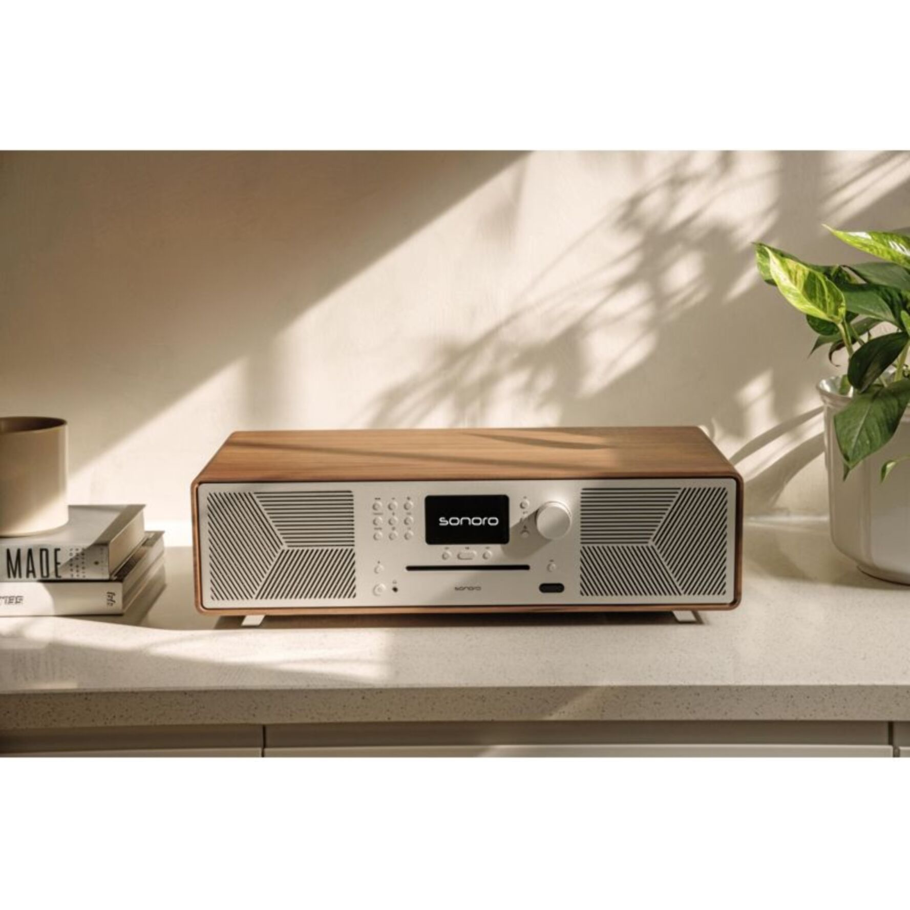 Chaîne HiFi SONORO MEISTERSTUCK (Gen 2) Noyer-Argent