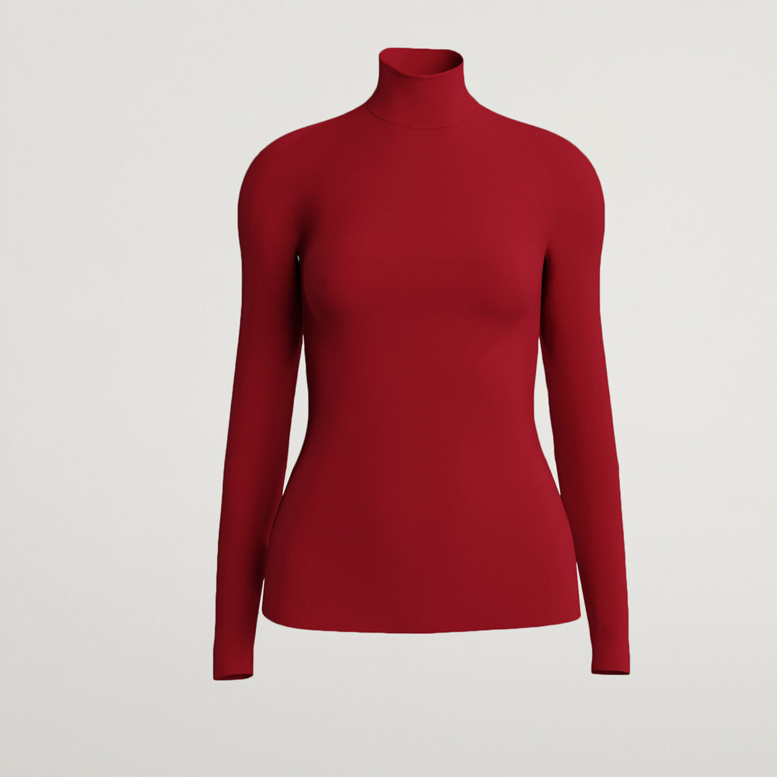 Top a maniche lunghe a collo alto Turtleneck Top Long Sleeves